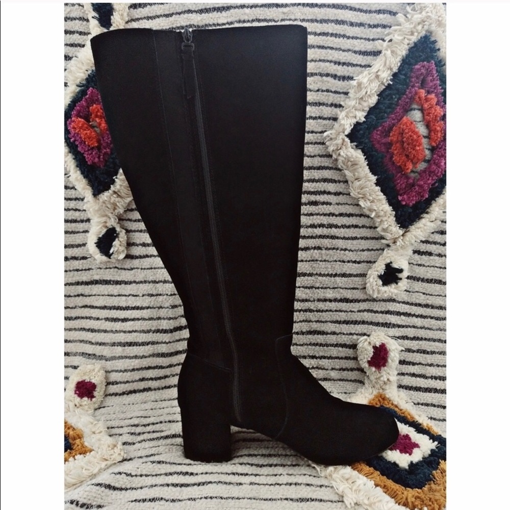 Genuine suede boots